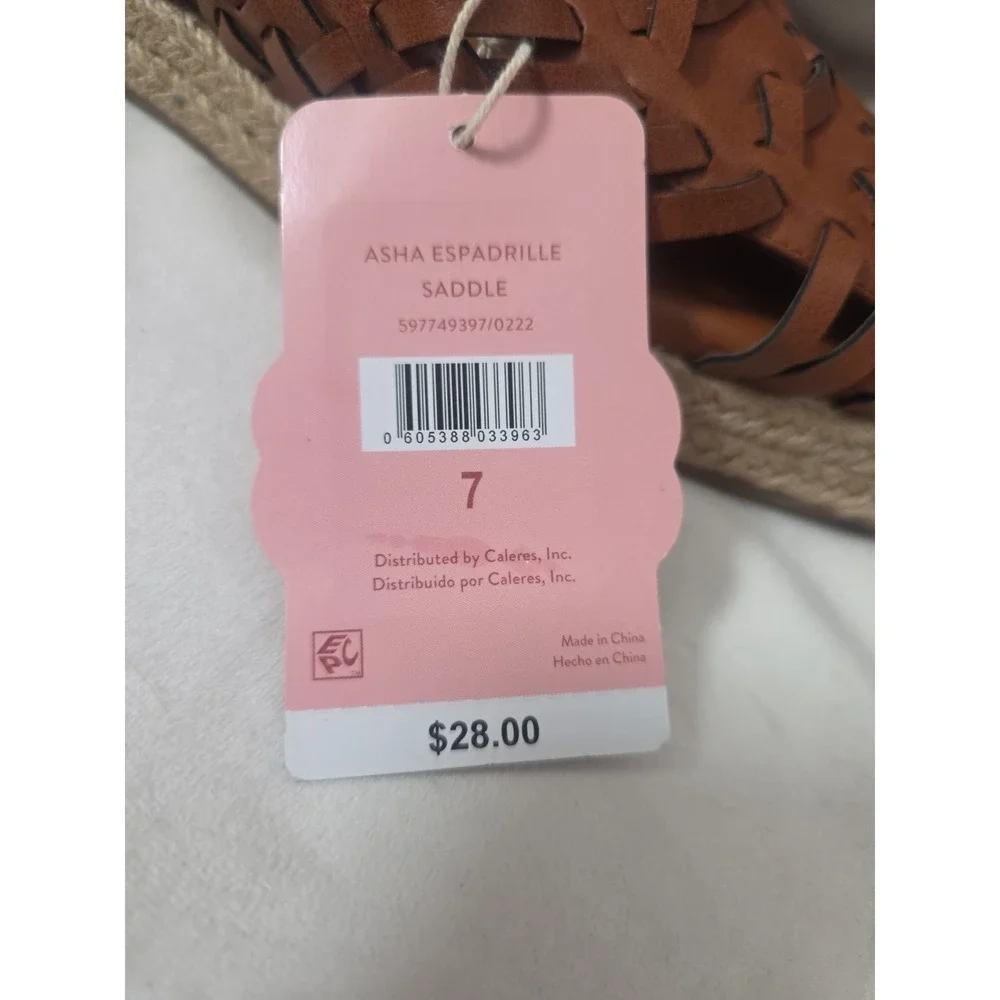 Sam & Libby Huarache Espadrilles NWT Flats Sz 7
